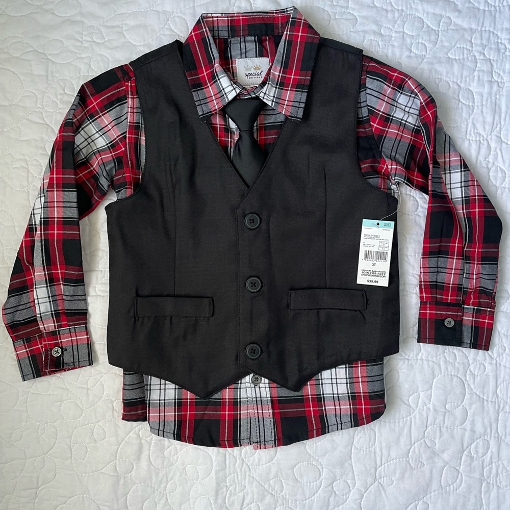 NWT Sears 3 Piece Boy’s Suit Set